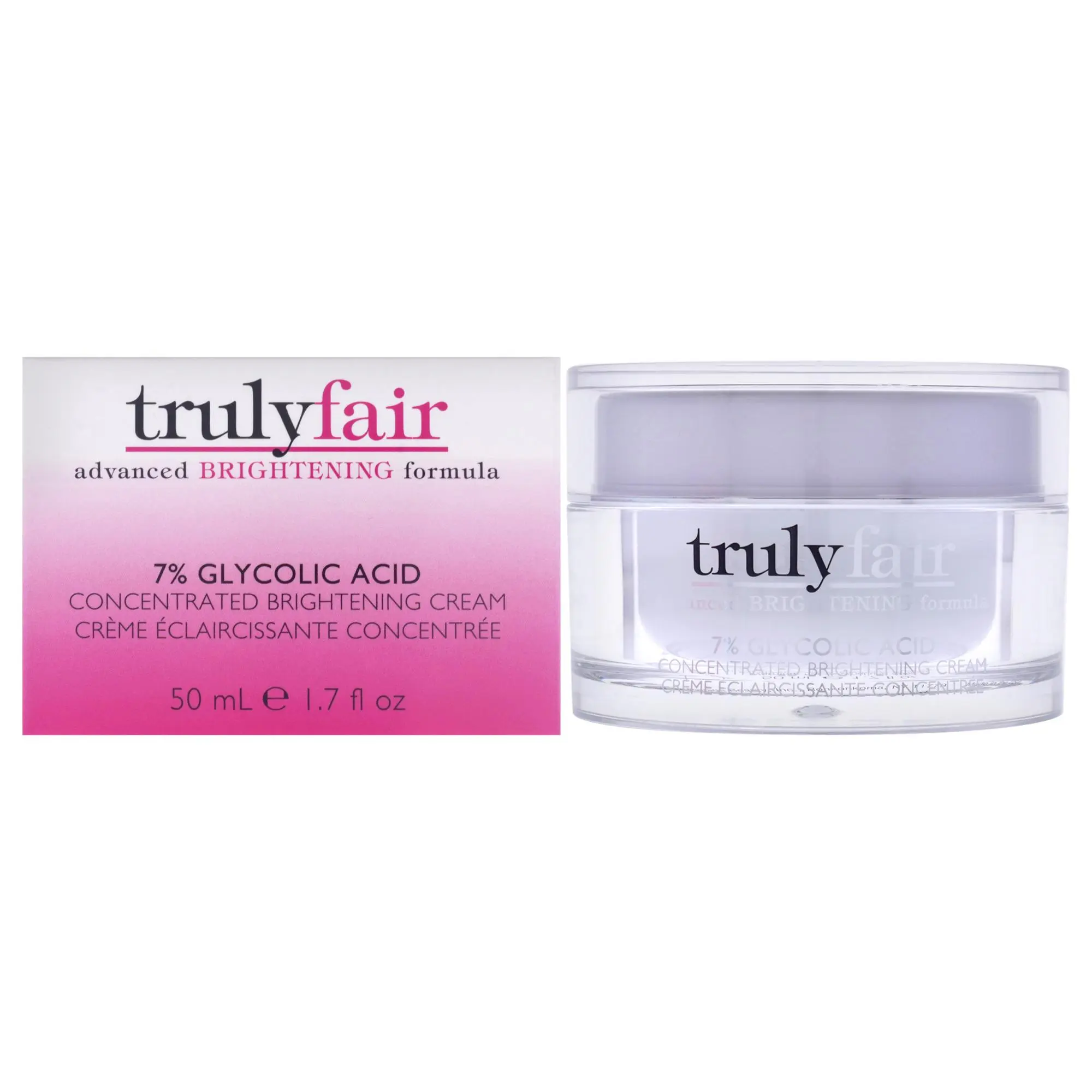7 Percent Glycolic Acid Concentrated  Cream by Truly Fair for Unisex - 1.7 oz Cream