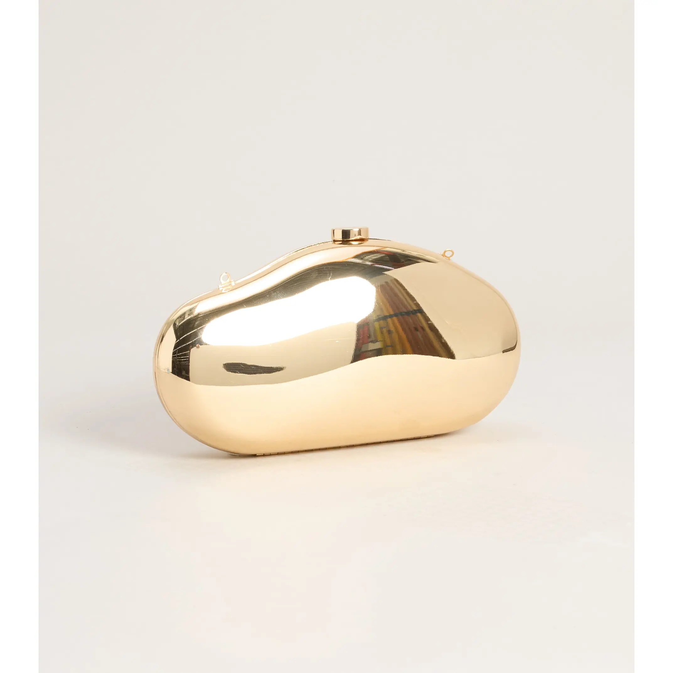 Sleek Sculptural Hardcase Clutch