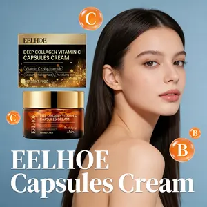 EELHOE Capsules Cream - Collagen Vitamin C Fresh-Locking Capsule & Cream Dual Care Facial Cream