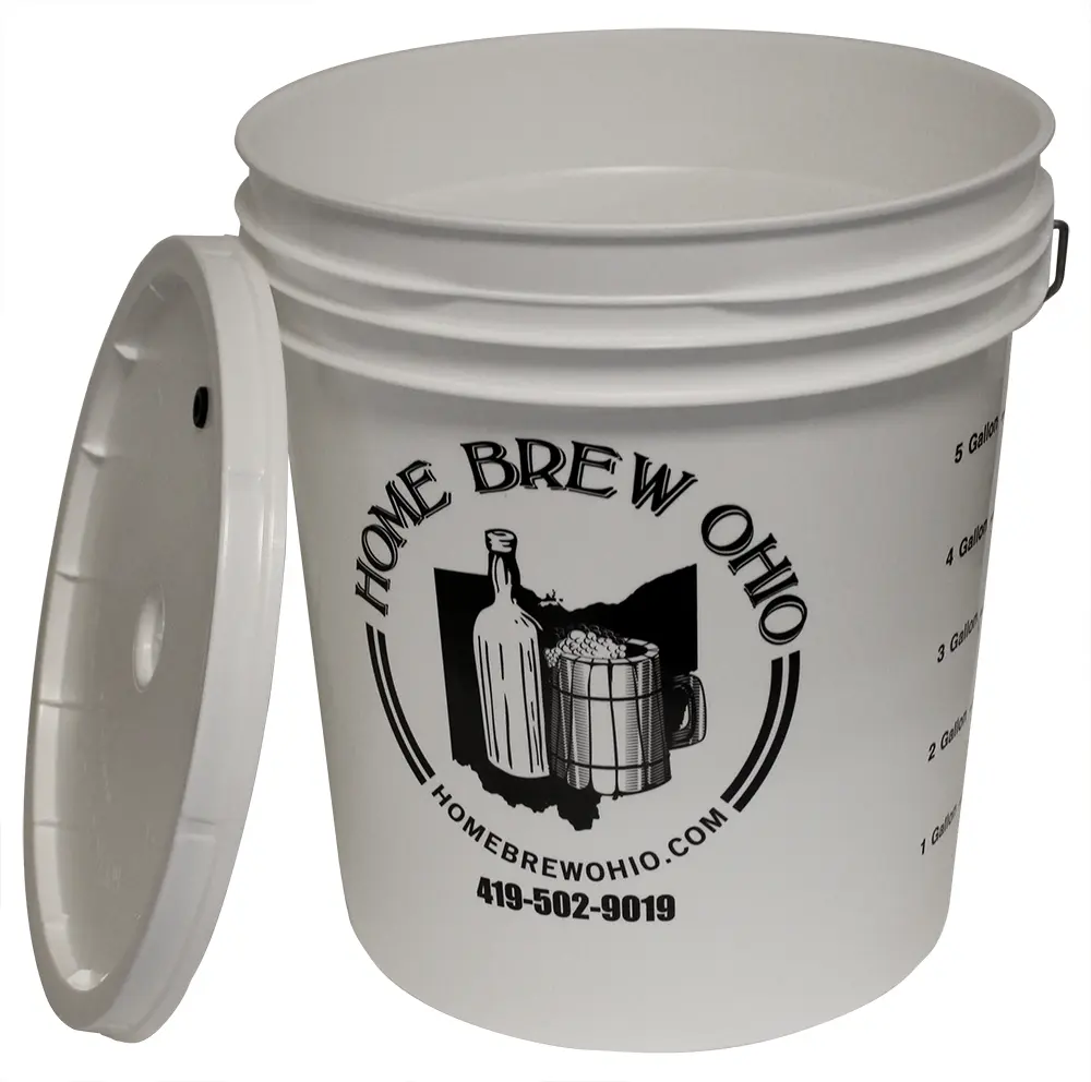 Home Brew Ohio 7.9 Gallon Fermenting Bucket with Grommeted Lid
