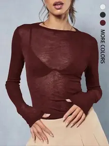 Cozy Casual Knit Sweater, Knitted Sweater Stylish Warm Chunky Knitwear Crewneck Pullover for Fall Winter Casual Cozy Going Out Layering Tops, Hoodie Fit, Minimalist Chic, Blouse Design, Wardrobe Essential, Cami Top