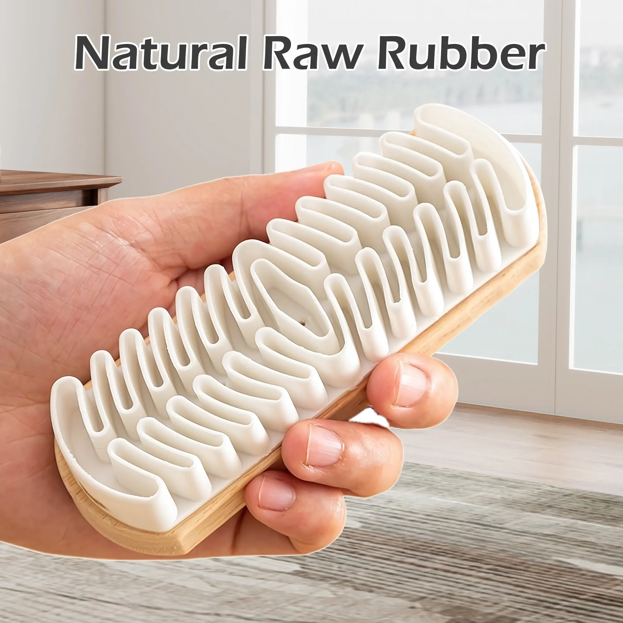 1 Count Suede Shoe Brush, Multi-Surface Cleaning Brush, Cleans Dirt from Delicate Shoes and Fabrics, Wood Handle for Comfortable Use
