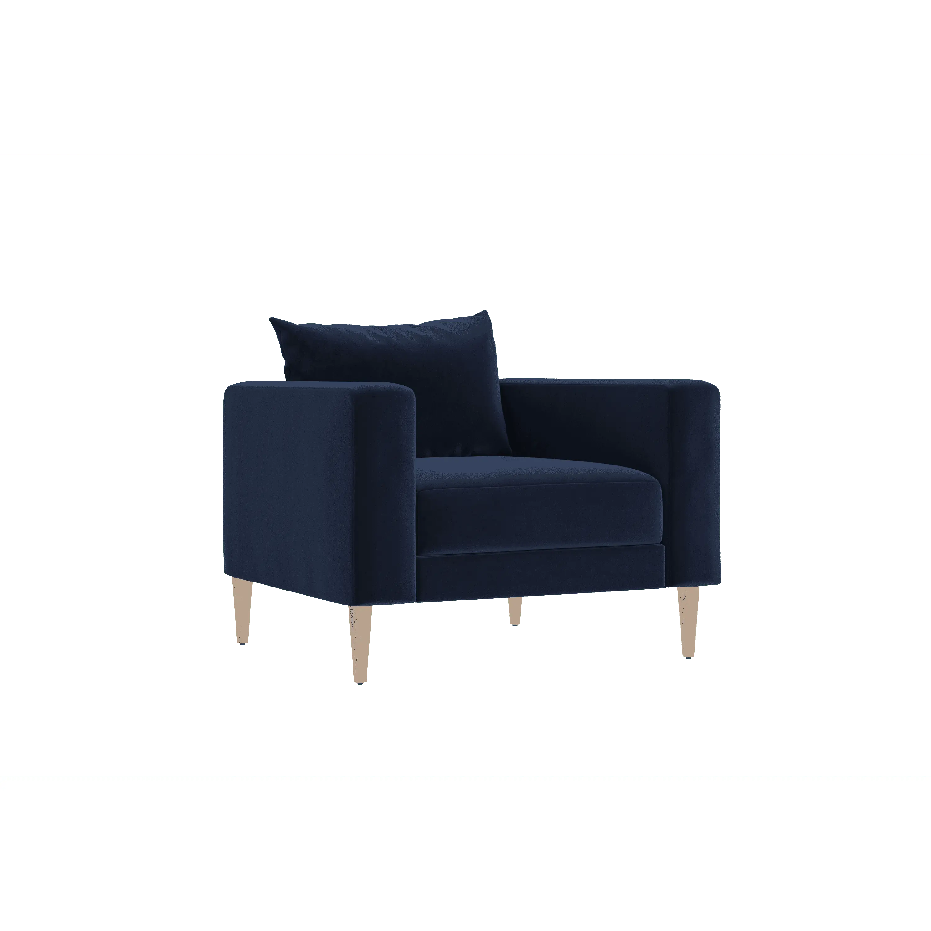 The Essential Club Chair in Recycled Velvet