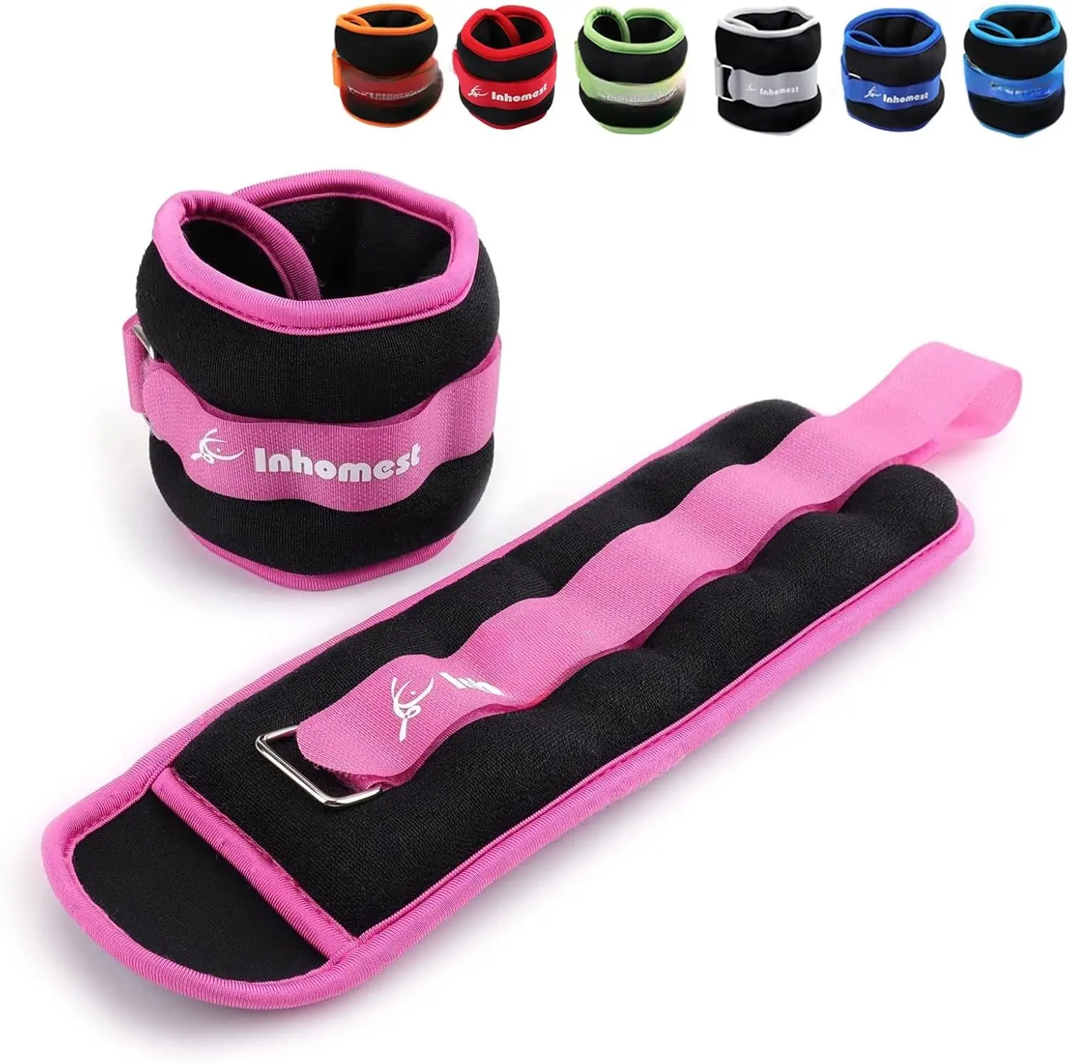 Ankle Weights, 0.5/1/1.5/2/3/4/5 LB 1 Pair Wrist Arm  Weights for Women Men  for Strength , Jogging, Gym Workout, Aerobics, Physical