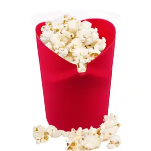 The Original Microwave Popcorn Popper, Silicone Popcorn Maker Collapsible Bowl BPA -Free, Hot Air Popcorn Maker, No Oil Required