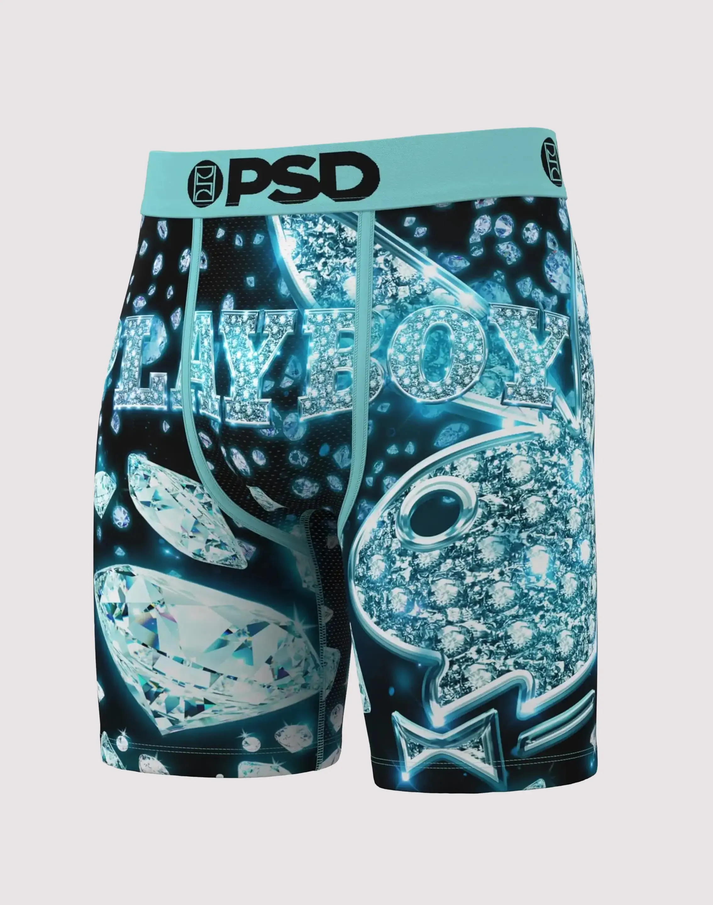 Mens Psd Underwear Playboy VVS Boxer Briefs