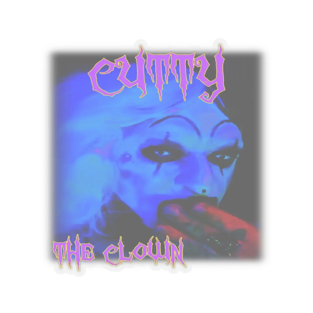 Cutty the clown Kiss-Cut Stickers