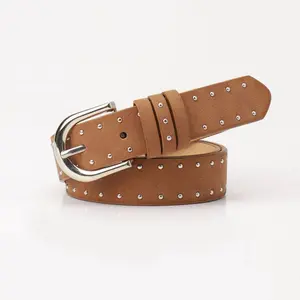 Caramel Dusk Studded Belt
