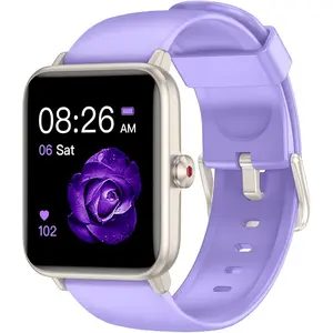 Watch, Fitness Tracker with Heart Rate Monitor, Blood Oxygen, Sleep Tracking, 1.5 Inch Touchscreen Smartwatch for Android iOS Swimming Waterproof Pedometer Step Calories Tracker for Women Men Workout Wristwatch