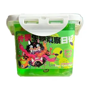 Slime Therapy Alien Creature Observation Diary Water Slime - 650ml, Eyeballs & Crimson Add-Ins, Premium Scent, Stress-Relief Fidget ASMR Toy, Novelty Gift