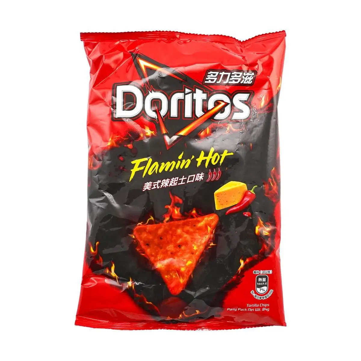 Doritos Nacho Cheese Flavored Tortilla Chips, 68g - Authentic Taiwanese Edition Doritos Nacho Cheese Flavored Tortilla Chips, 68g - Authentic Taiwanese Edition