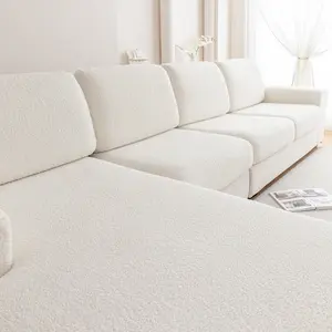 Universal Elastic Sofa Cushion Cover, Modern Anti-Slip Design, Suitable for L-Shaped and 1-4 Seat Sofas, All Seasons Use