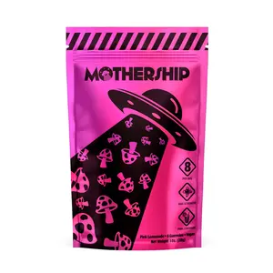 Mothership Extra Strength Mushroom Gummies - Pink Lemonade For Enhanced Energy & Focus