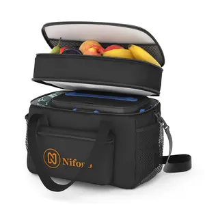 Eco-Friendly Reusable Insulated Lunch Box Bag (15L Large Capacity) – Stain & Tear-Resistant, Keeps Meals Fresh, Perfect for Men/Women, Work/School/Camping