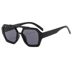 Black Bold Angular Sunglasses