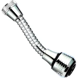 Faucet Sprayer Attachment Flexible Tap Extension Aerator 360 Degree ABS For Kitchen Sink Cold Hot Water