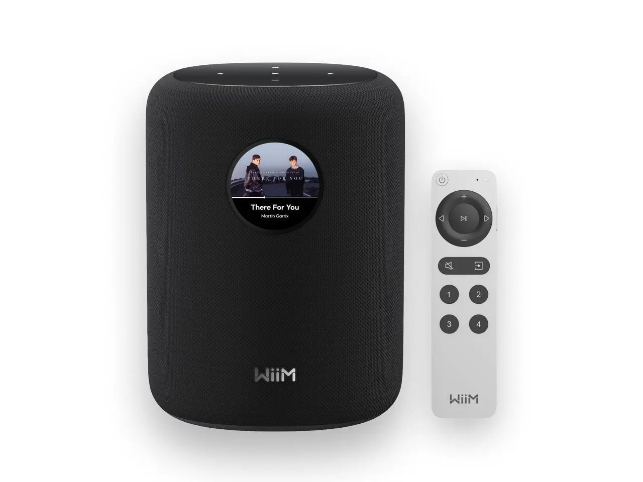 WiiM Sound Smart Speaker with 1.8" Touch Display, Hi-Res 24-bit/192 kHz, AI RoomFit Room Correction, 100W Peak, Wi-Fi 6E/Bluetooth 5.3, Multi-Room & Stereo Pairing, Remote Included, Black