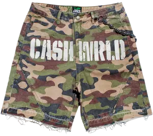 Camo Jorts