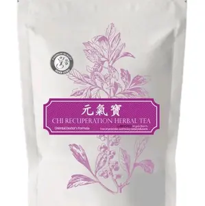 Herb Guru Brand CHI Recuperation Herbal Tea Bags - 5 Bags, 0.88oz, Natural Ingredients, Traditional Chinese Herbal Tea
