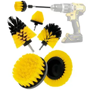 LMMAKE 7-Piece All-Purpose Cleaning Kit with Brushes & Repair Accessories for Car Wash Bathroom Kitchen & Garage Cleaning Supplies Set