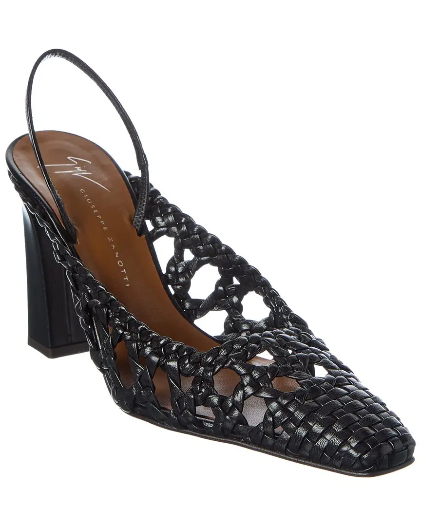Giuseppe Zanotti Brenda 90 Leather Slingback Pump