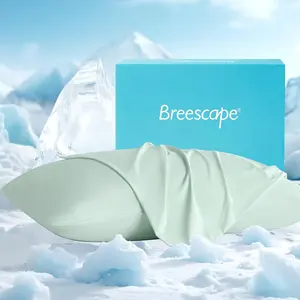 Breescape Cooling Pillow Cases - BlendTek Dry & Cool Technology for Hot Sleepers and Night Sweats, Ultra Soft & Smooth Pillowcases for Hair & Skin Care, Set of 2