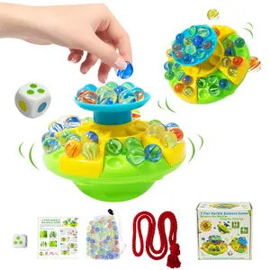 Children's logical thinking interactive educational three-layer balance toy, marble balance toy for exercising hand-brain agility.