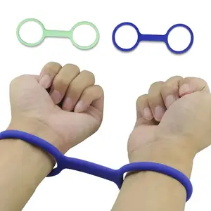 Silicone Wrist Restraints 🔒 Adjustable, Durable & Comfortable – Fun Party & Game Props