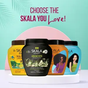 Skala 1000g Collection – Choose the One You Love: Vegan Brazilian Curly Hair Care Essentials Conditioner Haircare Thickening Shampoo