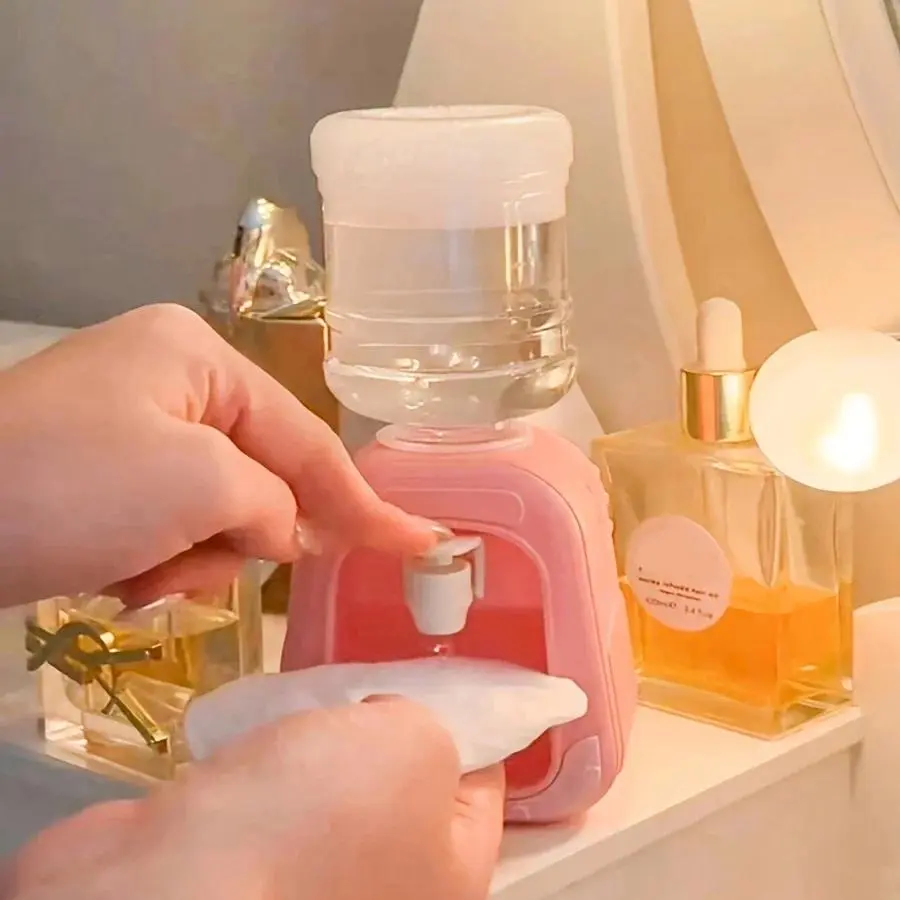 1pc Creative mini pail-shaped lotion bottle, decorates bathroom supplies, Bathroom Necessities, Bathroom Accessory, Soap Dispenser, Bathroom Organization