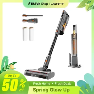 Uwant Self Emptying Cordless Vacuum Cleaner, Powerful Suction for Whole Home Cleaning，Portable,  Stick Vacuum for Pet Hair, Carpets & Hardfloor