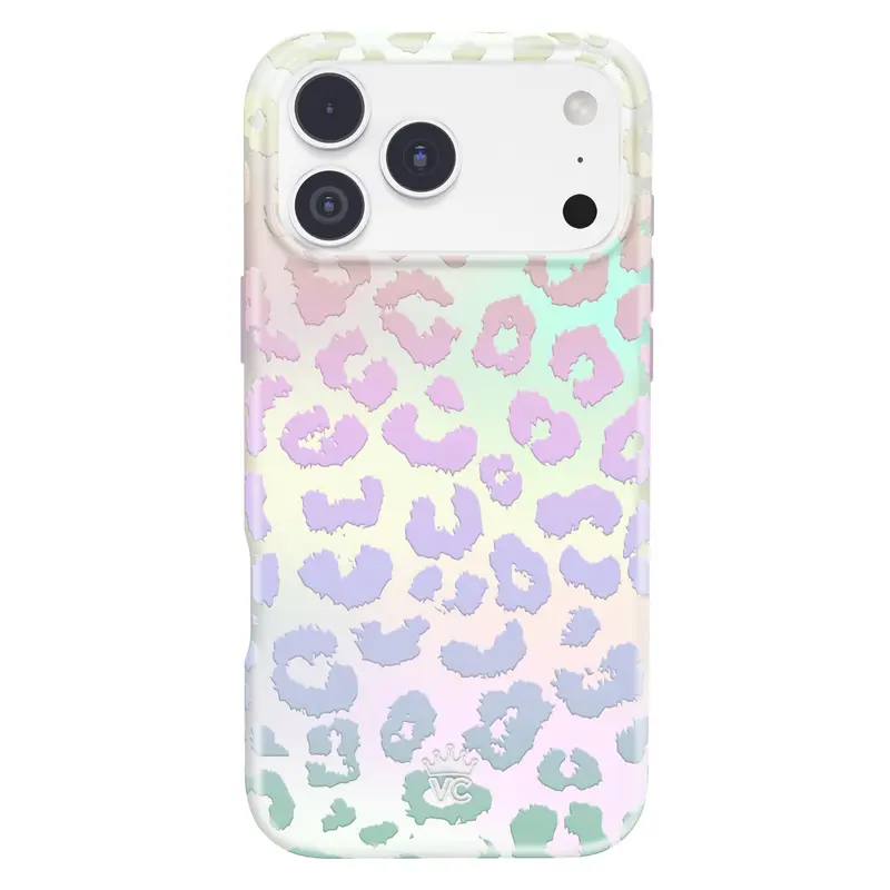 Velvet Caviar White Opal Leopard iPhone 18 Case - Cute Shockproof Drop Protection Phone Case - Fits iPhone 18 Pro Max, 18 Pro, 17, 16 & 15 & more
