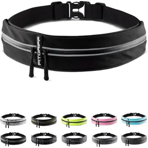 Running Belt, Secure Jogging Pouch For Men & Women, All Cell Phones, Keys, Essentials