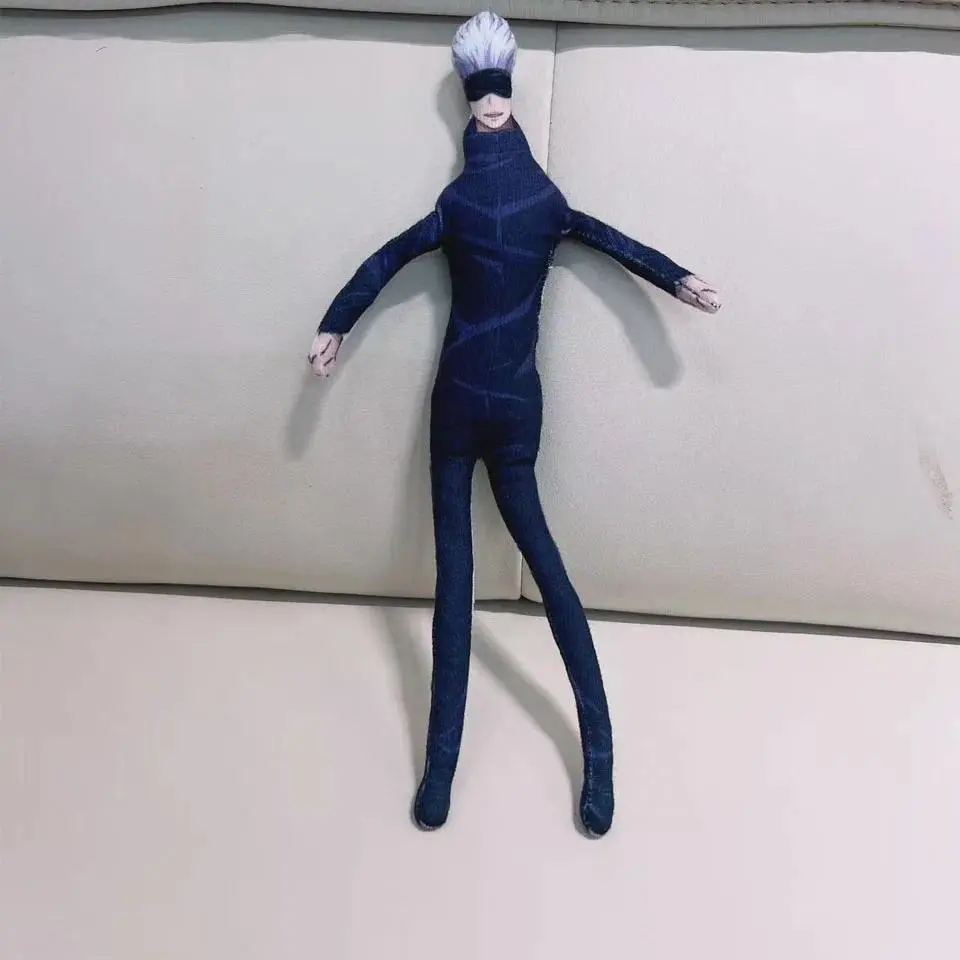 Anime Jujutsu Kaisen Doll Movable Funny Gojo Satoru Toy Shapeshift Figure Cosplay movable Abstract Wire Skeleton Halloween Prop