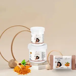 Turmeric Set Skin Repair Body Care - 20x Skin Care Products in Resealable Containers for Comfort and Cosmetics Use Daily Moisturizing Restore Sensitive Radiant Soothing Rubenianturmeric Miniset