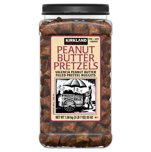 Kirkland Signature Peanut Butter Filled Pretzel Nuggets, 55 oz