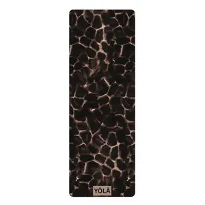 Amber Tortoise Yoga Mat – Non-Slip Suede Pilates Mat