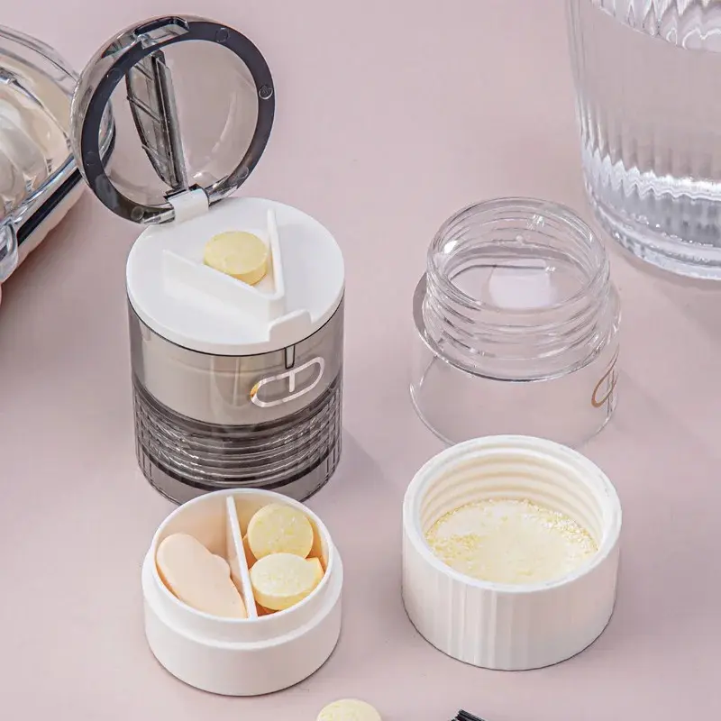 Portable Pill Cutter & Grinder with Designed for Small and Tiny Tablets, Precise Cutter Pill