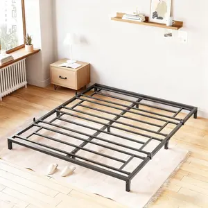 Garvee Twin Bed Frame with Storage, Heavy Duty Metal Platform Bed with Noise-Free Steel Slats, No Box Spring Needed, Easy Assembly