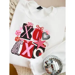 XOXO Collage Graphic Top XOXO Collage Graphic Top