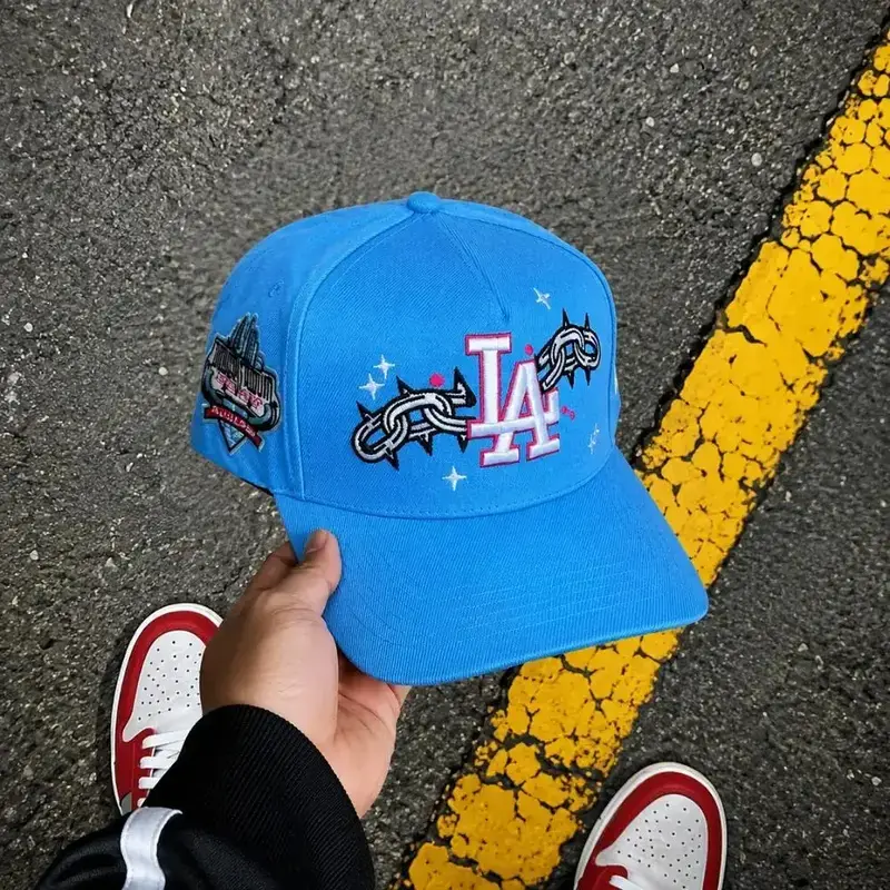 LA Dodgers 9FORTY Baseball Cap – Curved Brim Hat with Red LA Logo & Red Undervisor, MLB Streetwear Snapback-Style Cap, Unisex Urban Fashion Hat for Men & Women, 2026 Edition