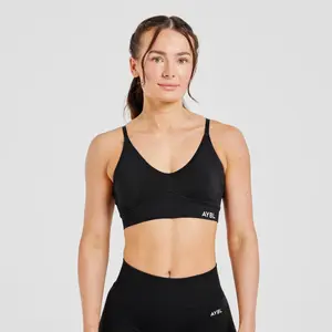 AYBL Adapt Seamless Sports Bra with V-Shaped Waistband & Adjustable Straps for Customizable Fit and Optimal Support