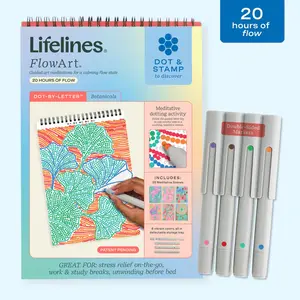 FlowArt Dots By Letter Botanical