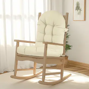 Rocking Chair Cushion - Waterproof seat cushion for indoor and outdoor seating and rocking chairs Soft and supportive Furniture lounge Comfort and relaxation Home Anti-slip seat cushion Seat cushion set Foam seat cushion memory Breathable non-slip