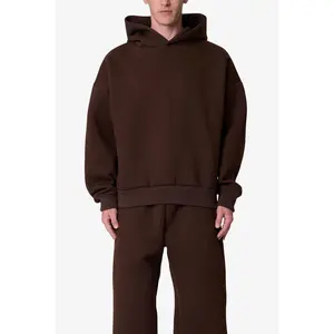 mnml Stiff Lounge Hoodie - Brown