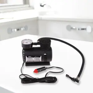 12V Portable Air Compressor with Pressure Gauge Smart Tire Pump Auto Tire Infaltor Pump for Moto Bike Car Tyre