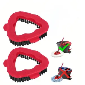 Scrub Brush Upgrade Head Refills Base Mop for O-Cedar EasyWring Mop  Base Multi-Surface Deep Cleaning Refill Shower Tiles  Kitchen Bathroom Floors