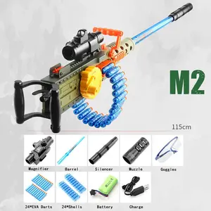 JF M2 Chain-Fed Tactical Foam Dart Blaster,Auto/Manual Dual Mode + EVA Foam Ammo,Suitable For Outdoor Game Practice, Toy Gifts For Boys Over 14 Years Old
