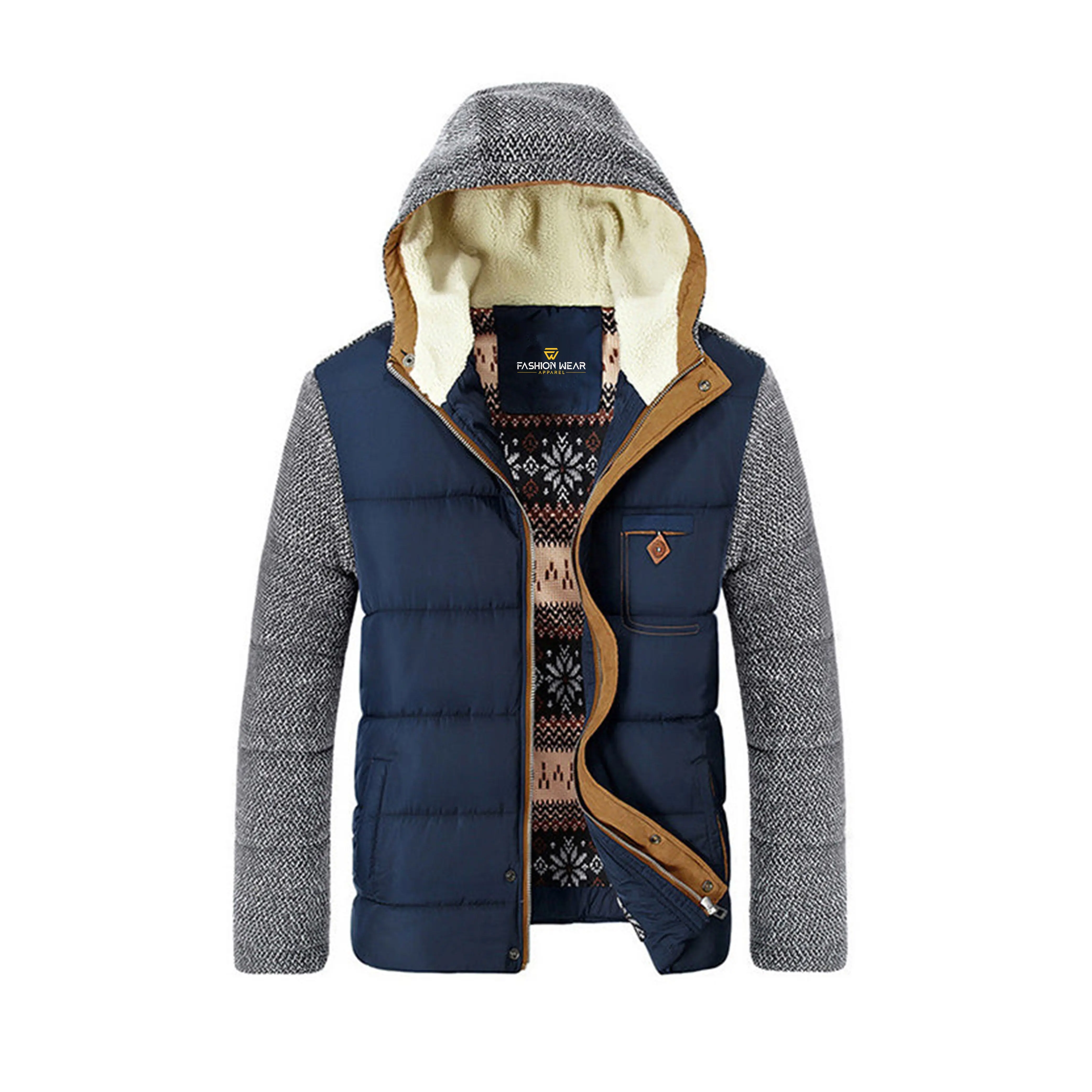 Navy Winter Fleece Jacket - Waterproof, Durable & Insulated Comfort | Limited Edition