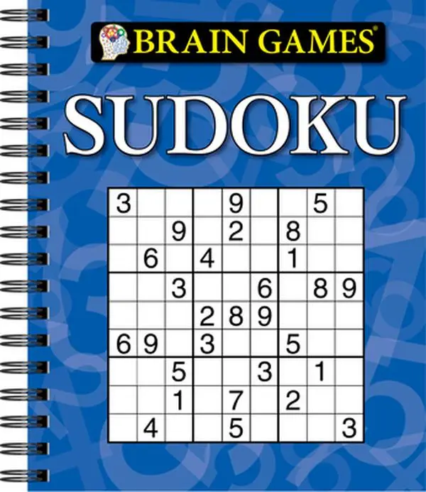 Sudoku #1 Puzzle Book - Publications International Ltd, Spiral/Comb/Coil Bound, Logic & Concentration Brain Workout for Cognitive Fitness